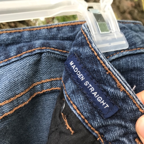 🍂3/30$!! Chaps Dark Wash Madden Straight Leg Jeans-EUC - Picture 6 of 9